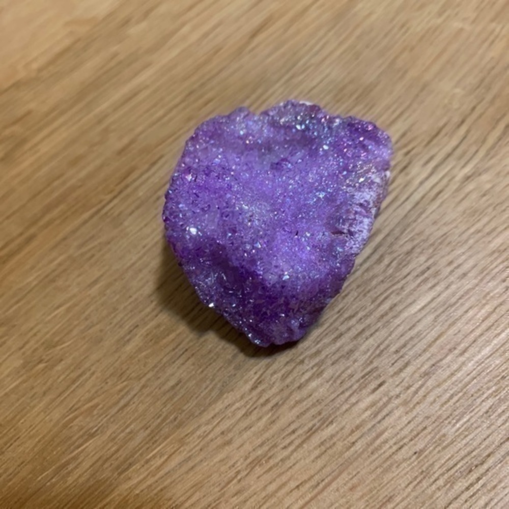 Purple‎ sparkly crystal